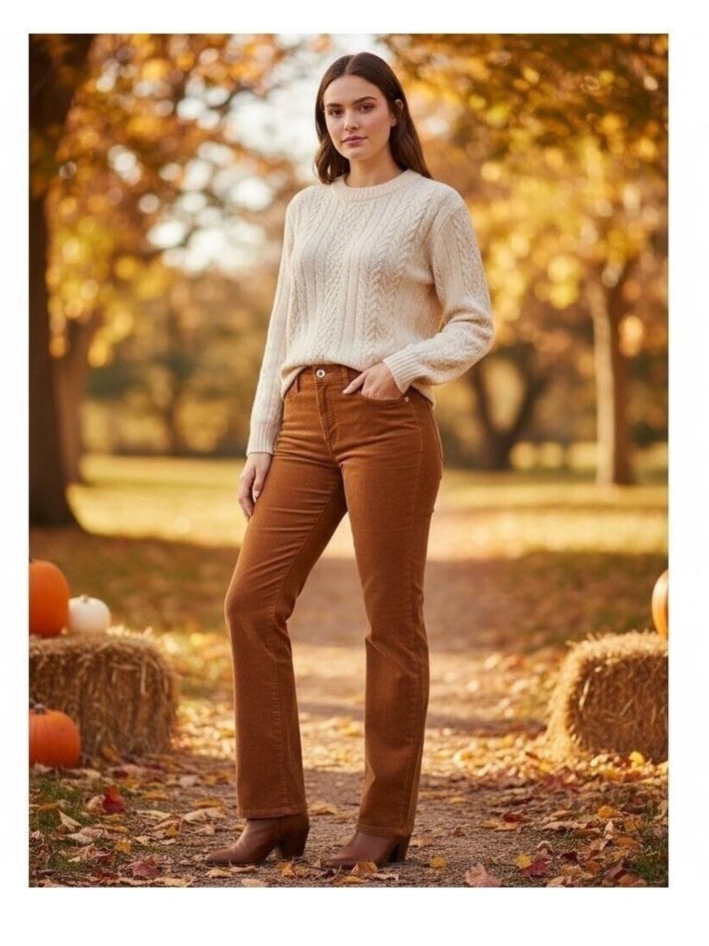 J. Crew 9” Vintage Straight Corduroy Pants